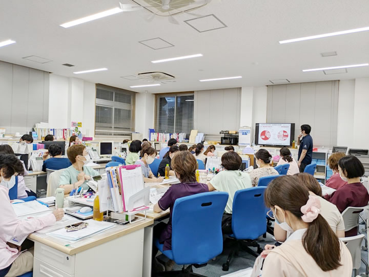 近隣訪問看護ステーション合同講習会（当事業所にて）